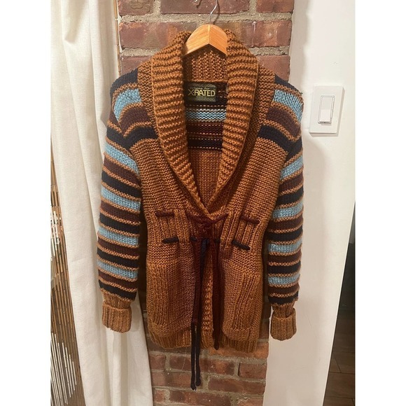 Vintage Arlanna for X-RATED Handknit Cardigan - Picture 7 of 13